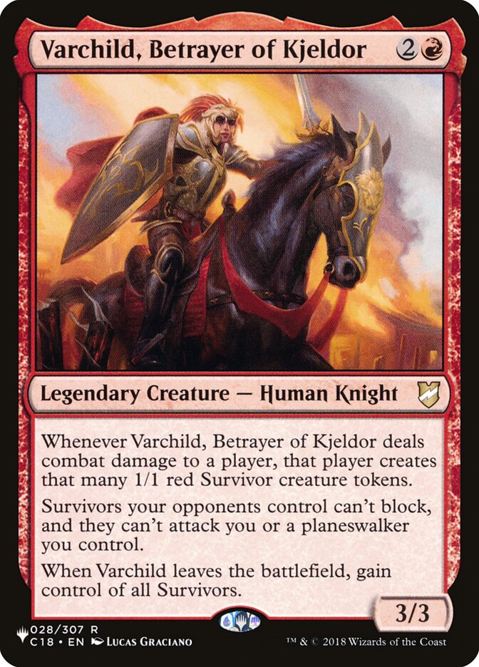 Varchild, Betrayer of Kjeldor (C18-28) - The List (PLST)