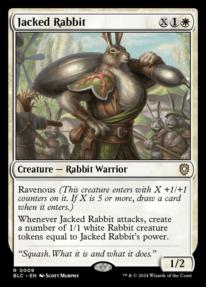 Jacked Rabbit (9) - Bloomburrow Commander (BLC)