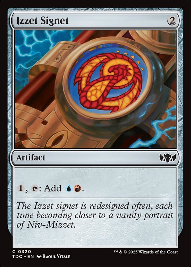 Izzet Signet (320) - Tarkir: Dragonstorm Commander (TDC)