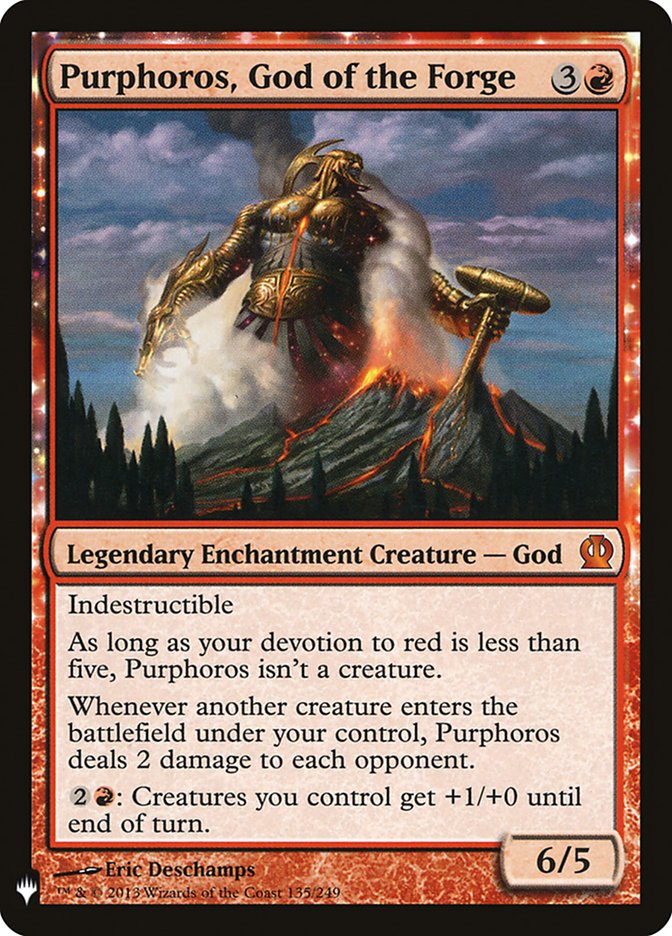 Purphoros, God of the Forge - The List (PLST)