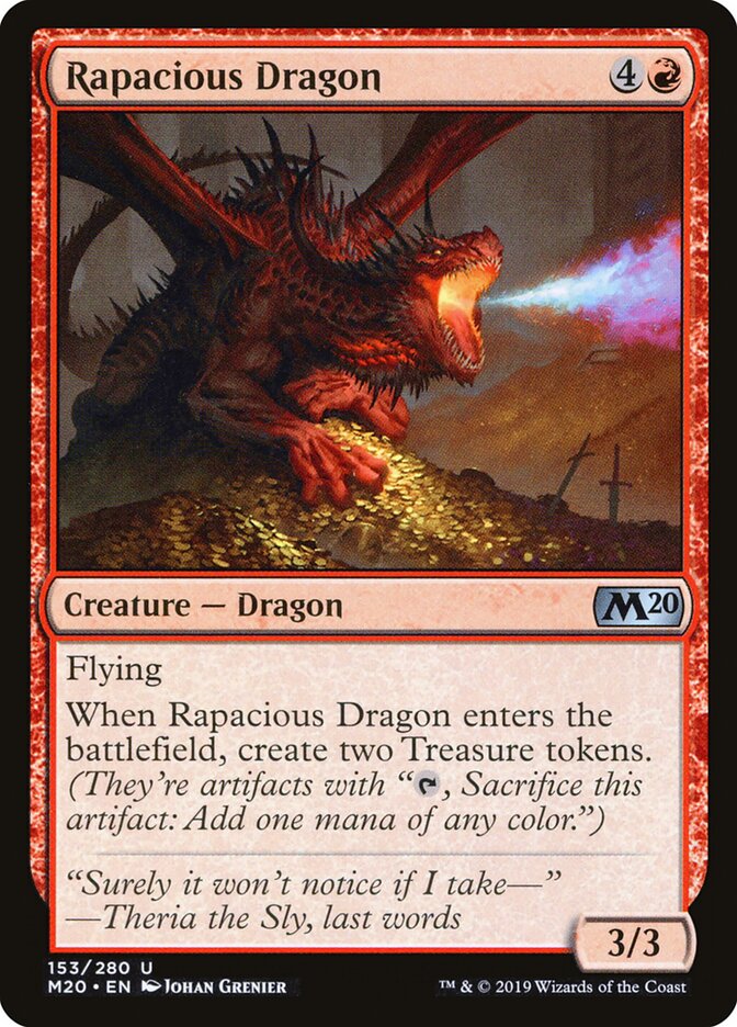 Rapacious Dragon (153) - Core Set 2020 (M20)