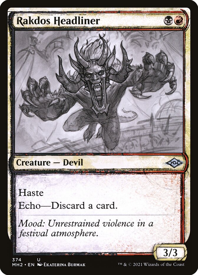 Rakdos Headliner (374) - Modern Horizons 2 (MH2)