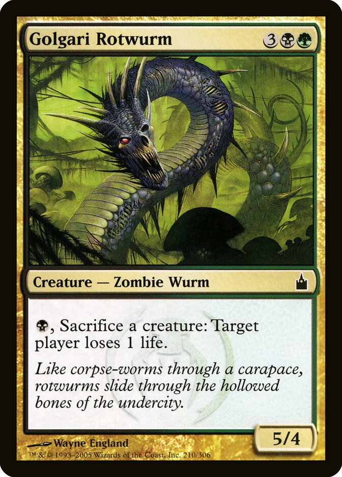 Golgari Rotwurm (210) - Ravnica: City of Guilds (RAV)