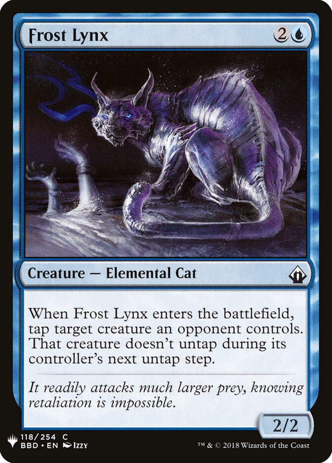 Frost Lynx (BBD-118) - The List (PLST)