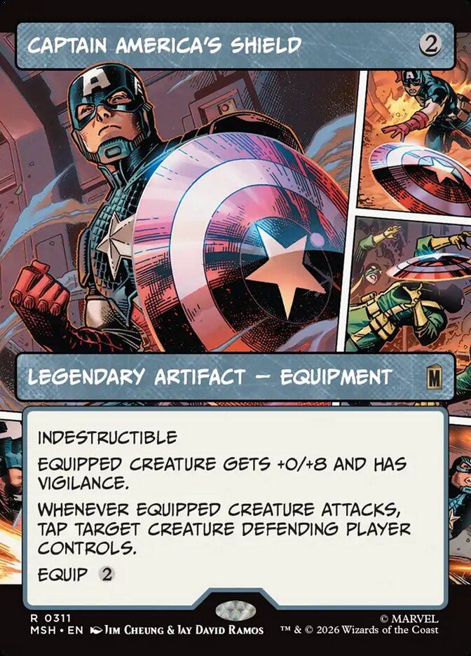 Captain America's Shield (311) - Marvel Super Heroes (MSH)