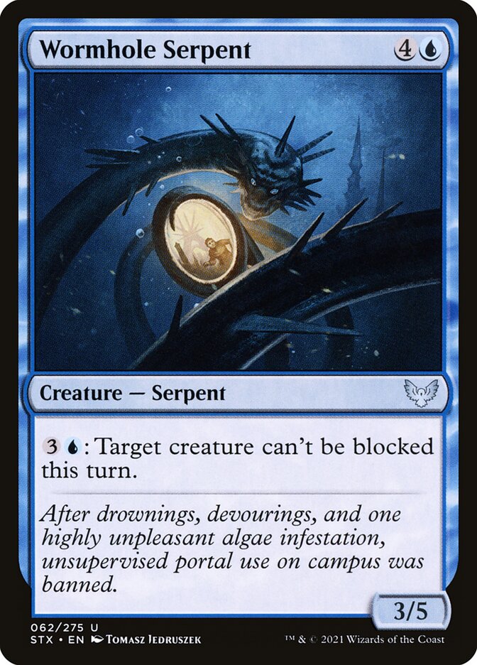 Wormhole Serpent (62) - Strixhaven: School of Mages (STX)