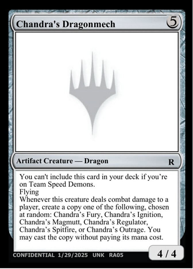Chandra's Dragonmech (RA05d) - Unknown Event (UNK)