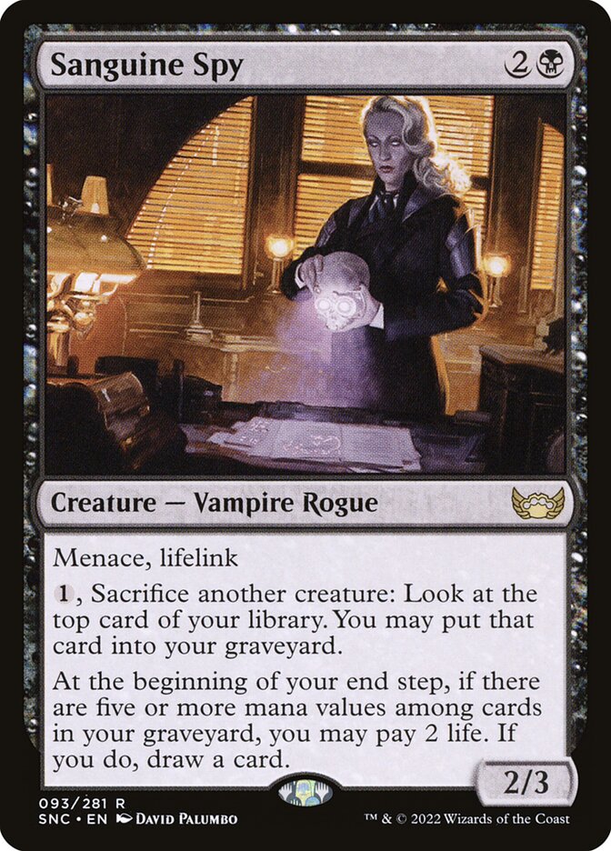 Sanguine Spy (93) - Streets of New Capenna (SNC)