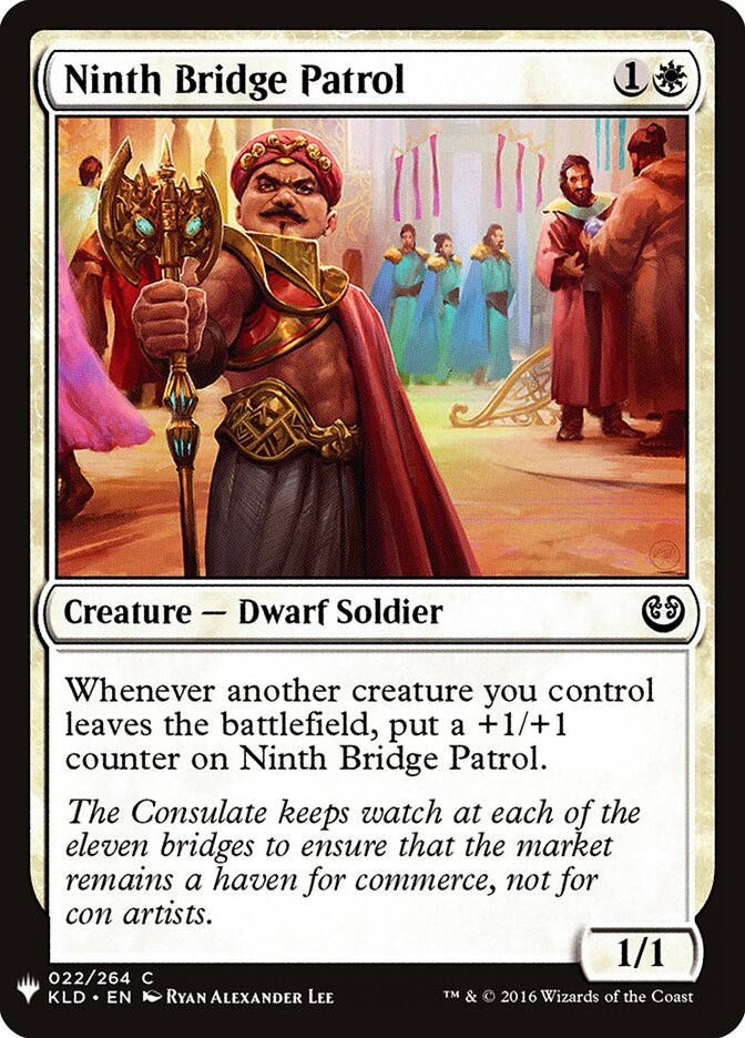 Ninth Bridge Patrol (KLD-22) - The List (PLST)