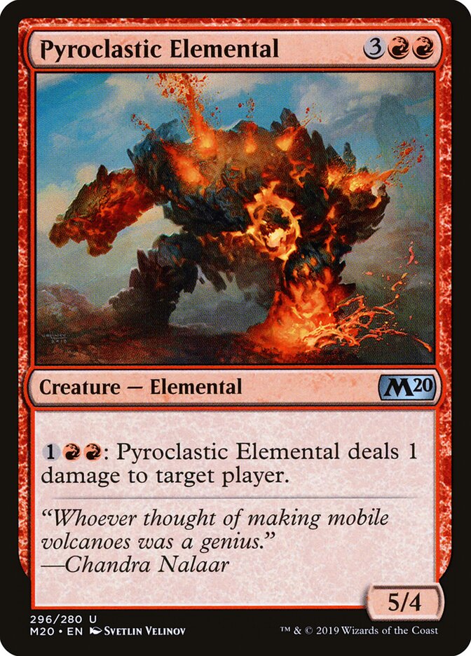 Pyroclastic Elemental (296) - Core Set 2020 (M20)