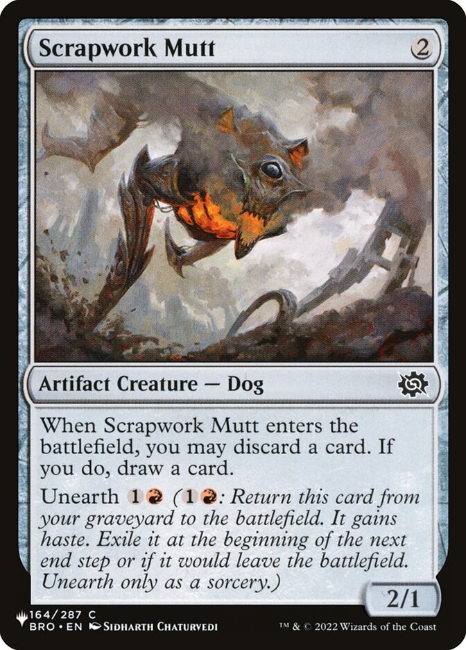 Scrapwork Mutt (BRO-164) - The List (PLST)