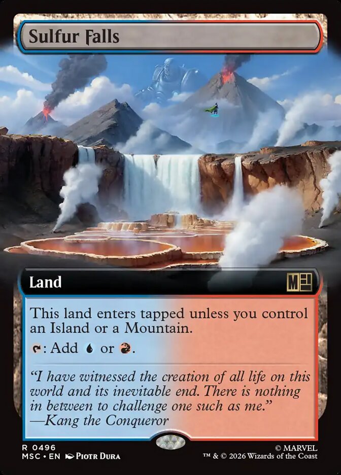 Sulfur Falls (496) - Marvel Super Heroes Commander (MSC)