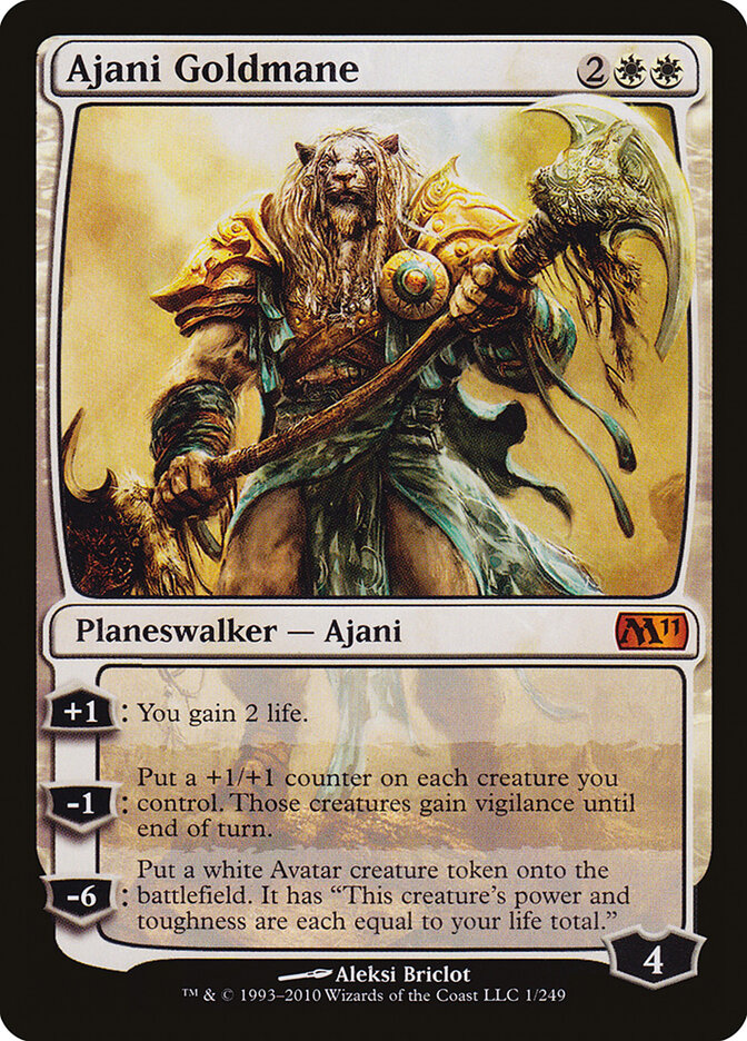 Ajani Goldmane (1) - Magic 2011 (M11)