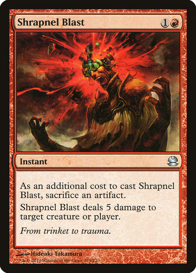 Shrapnel Blast (129) - Modern Masters (MMA)