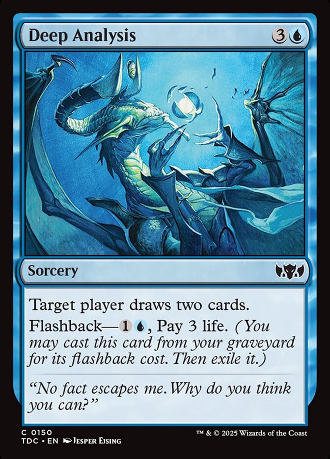 Deep Analysis (150) - Tarkir: Dragonstorm Commander (TDC)