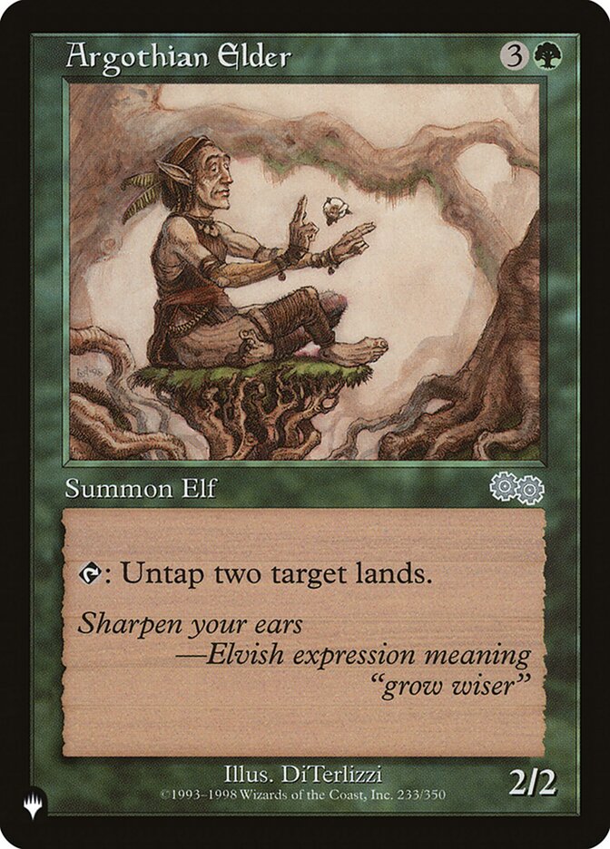 Argothian Elder (USG-233) - The List (PLST)