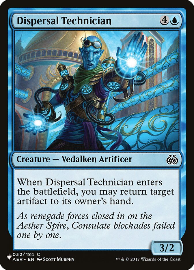 Dispersal Technician (AER-32) - The List (PLST)