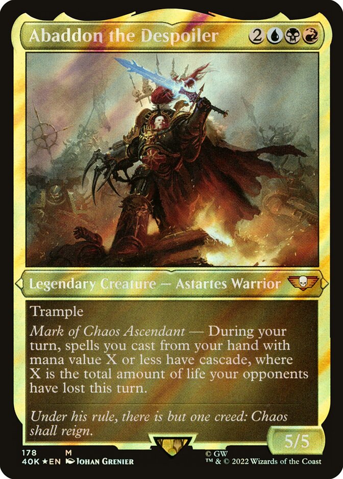 Abaddon the Despoiler (178) - Warhammer 40,000 Commander (40K)