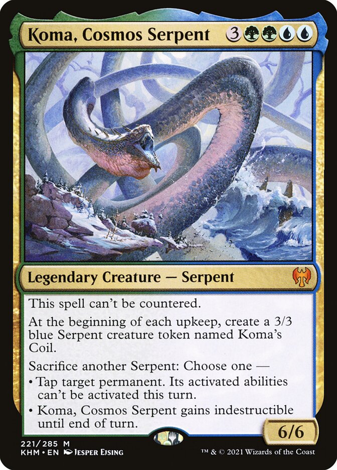 Koma, Cosmos Serpent (221) - Kaldheim (KHM)