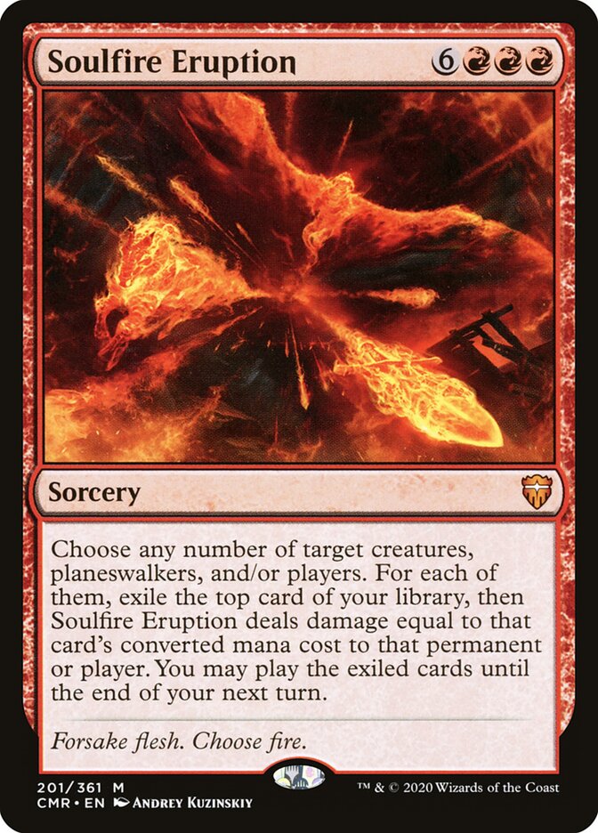 Soulfire Eruption (201) - Commander Legends (CMR)