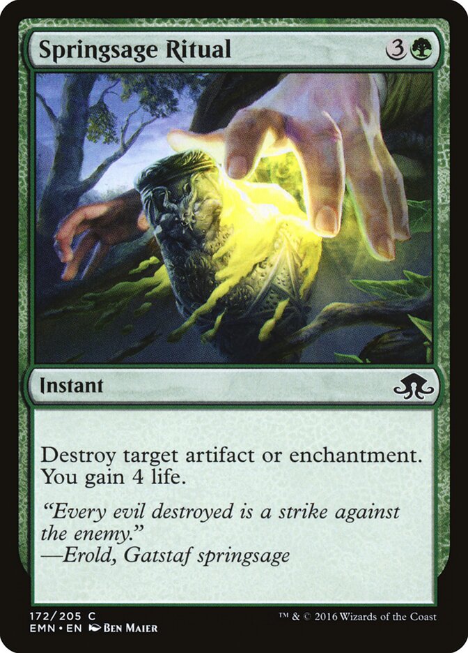 Springsage Ritual (172) - Eldritch Moon (EMN)