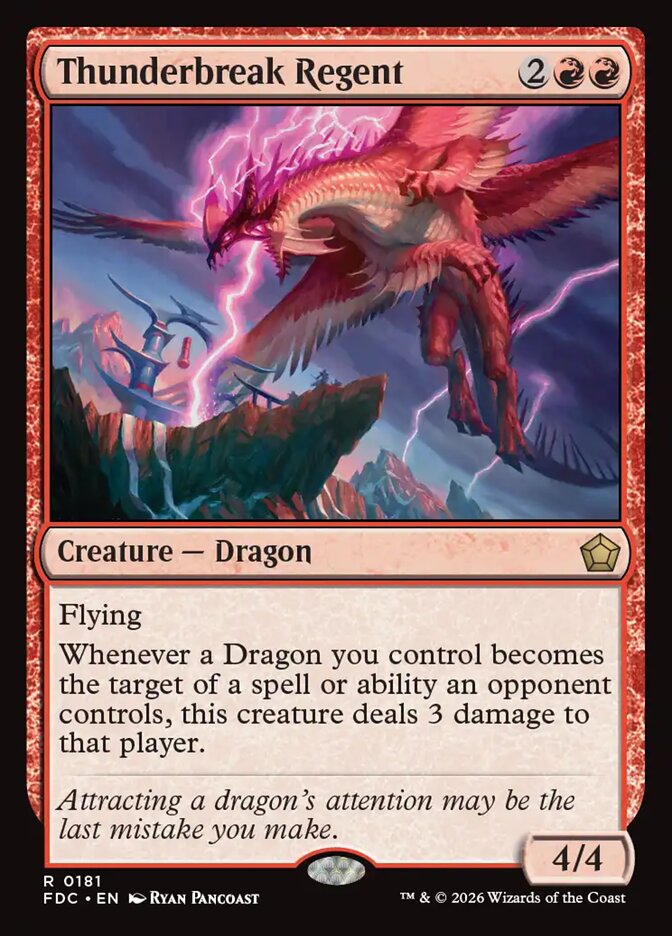 Thunderbreak Regent (181) - Foundations Commander (FDC)