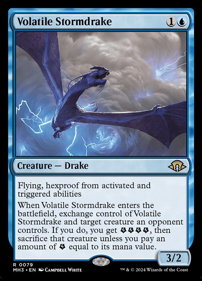 Volatile Stormdrake (79) - Modern Horizons 3 (MH3)