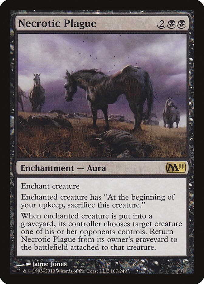 Necrotic Plague (107) - Magic 2011 (M11)