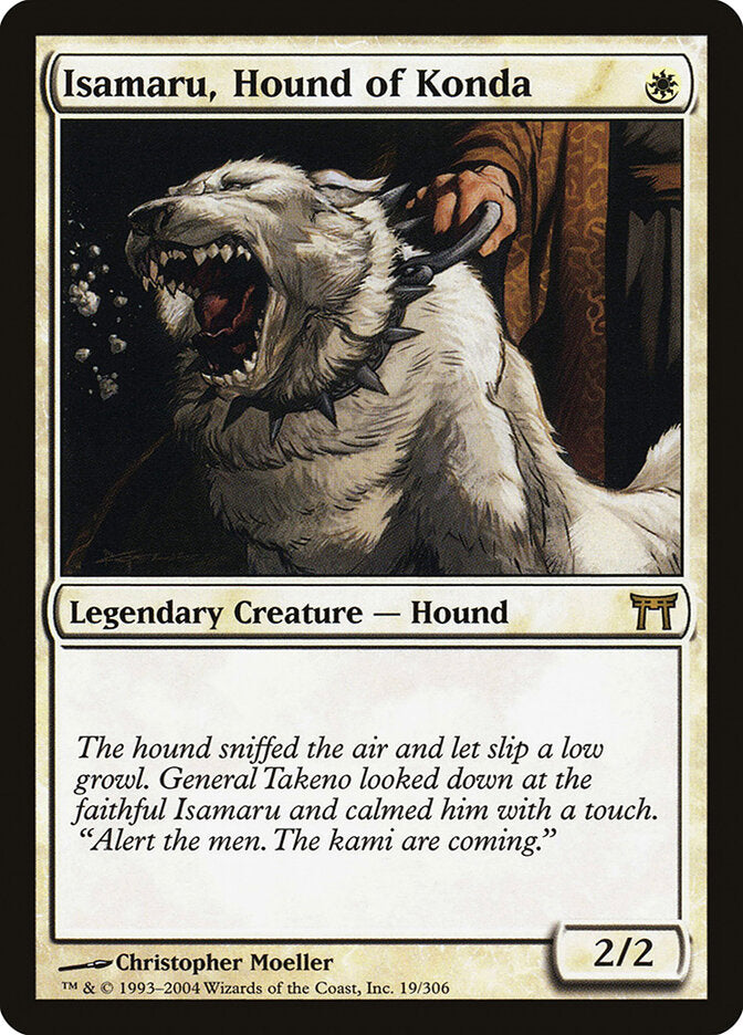 Isamaru, Hound of Konda (19) - Champions of Kamigawa (CHK)