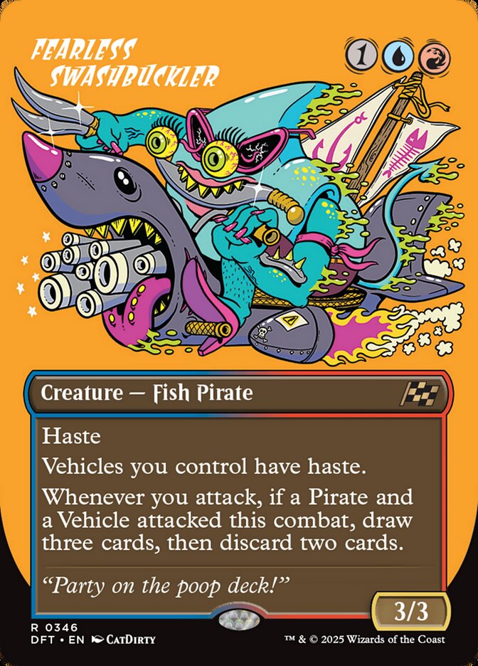 Fearless Swashbuckler (346) - Aetherdrift (DFT)