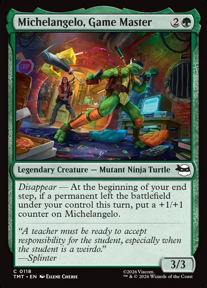 Michelangelo, Game Master (118) - Teenage Mutant Ninja Turtles (TMT)
