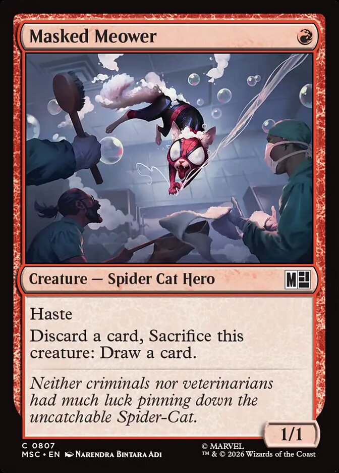 Masked Meower (807) - Marvel Super Heroes Commander (MSC)