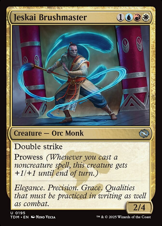 Jeskai Brushmaster (195) - Tarkir: Dragonstorm (TDM)