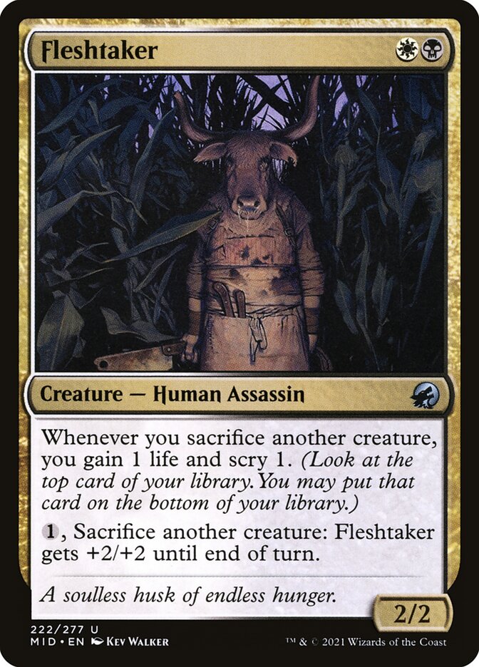 Fleshtaker (222) - Innistrad: Midnight Hunt (MID)