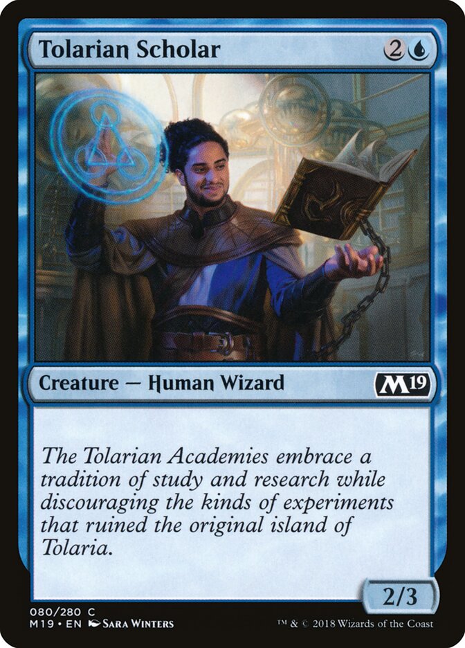 Tolarian Scholar (80) - Core Set 2019 (M19)