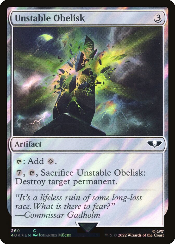 Unstable Obelisk (260★) - Warhammer 40,000 Commander (40K)