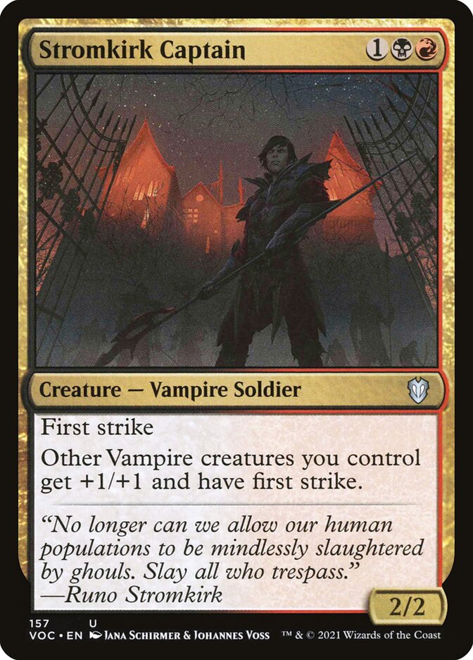 Stromkirk Captain (157) - Crimson Vow Commander (VOC)