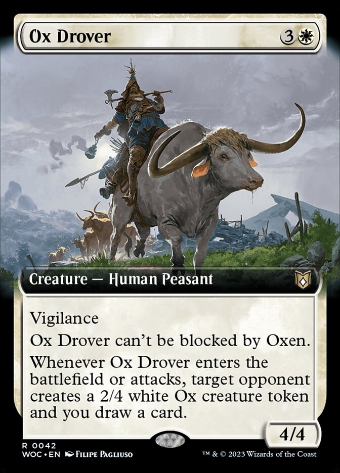 Ox Drover (42) - Wilds of Eldraine Commander (WOC)