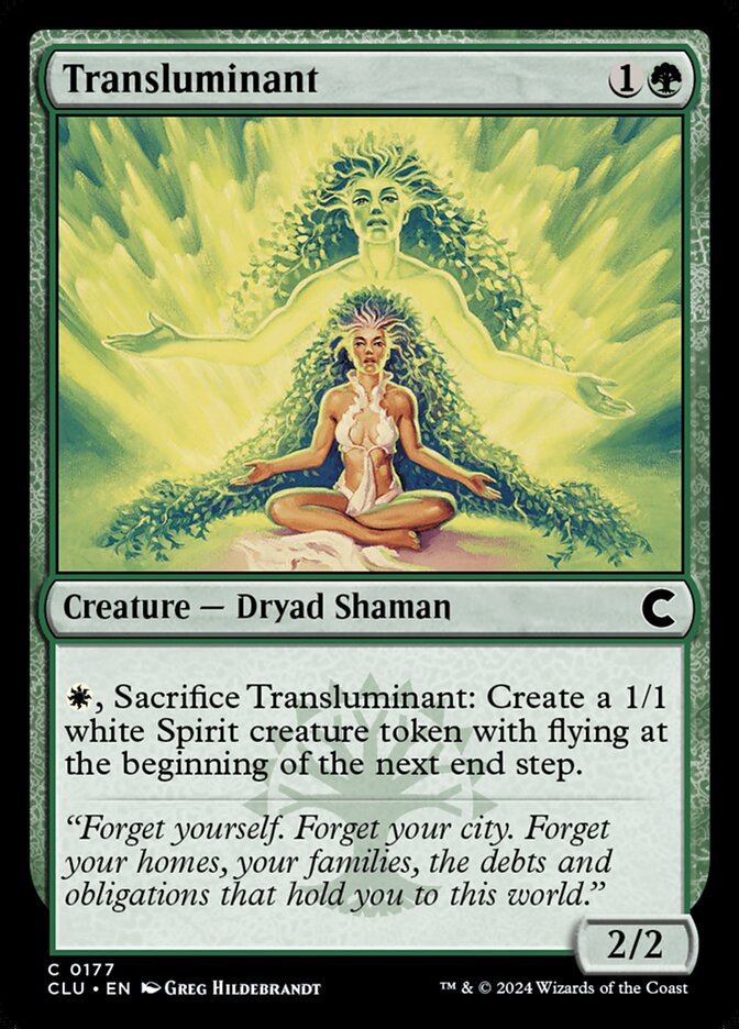 Transluminant (177) - Ravnica: Clue Edition (CLU)