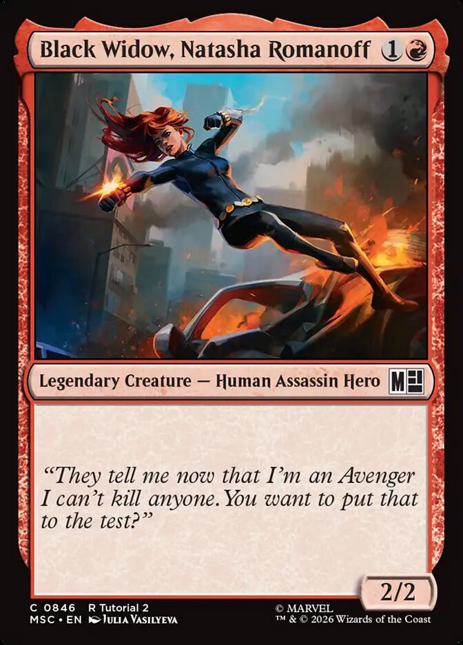 Black Widow, Natasha Romanoff (846) - Marvel Super Heroes Commander (MSC)