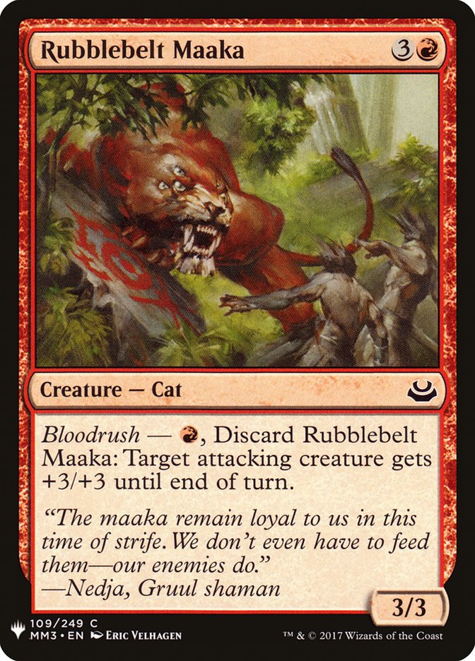 Rubblebelt Maaka - The List (PLST)