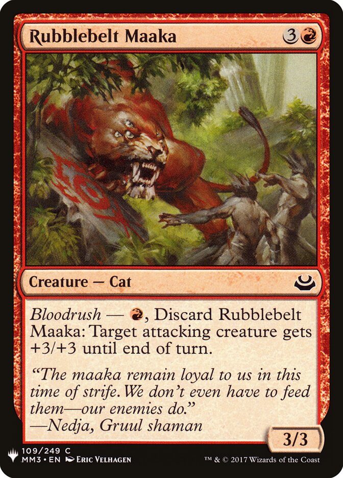 Rubblebelt Maaka (MM3-109) - The List (PLST)