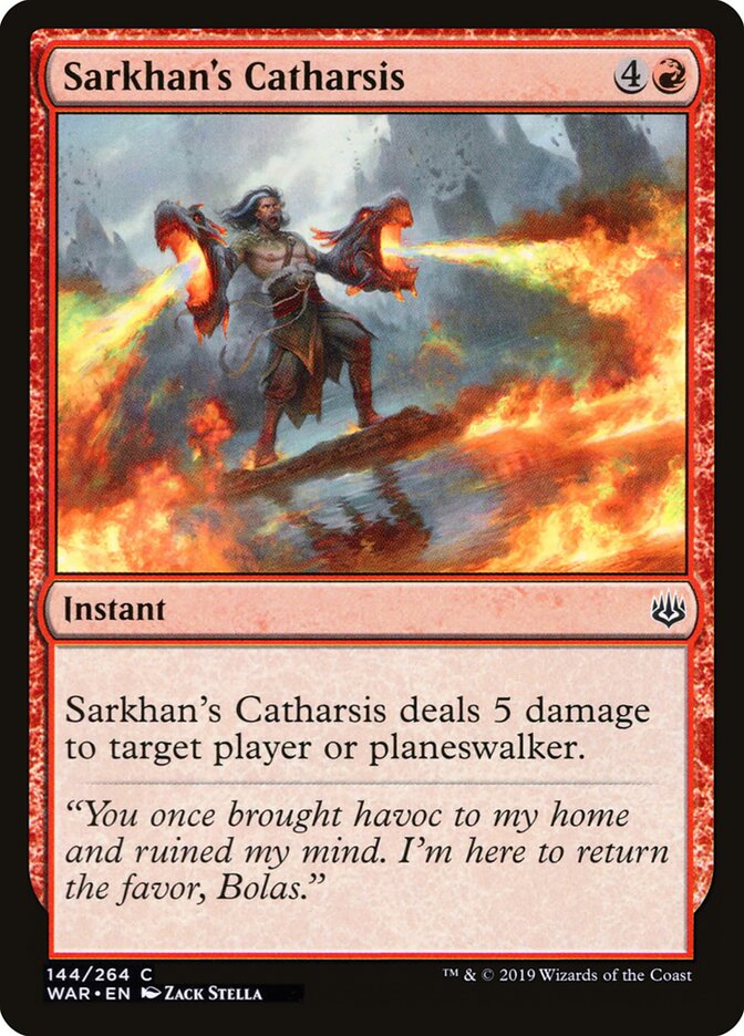 Sarkhan's Catharsis (144) - War of the Spark (WAR)