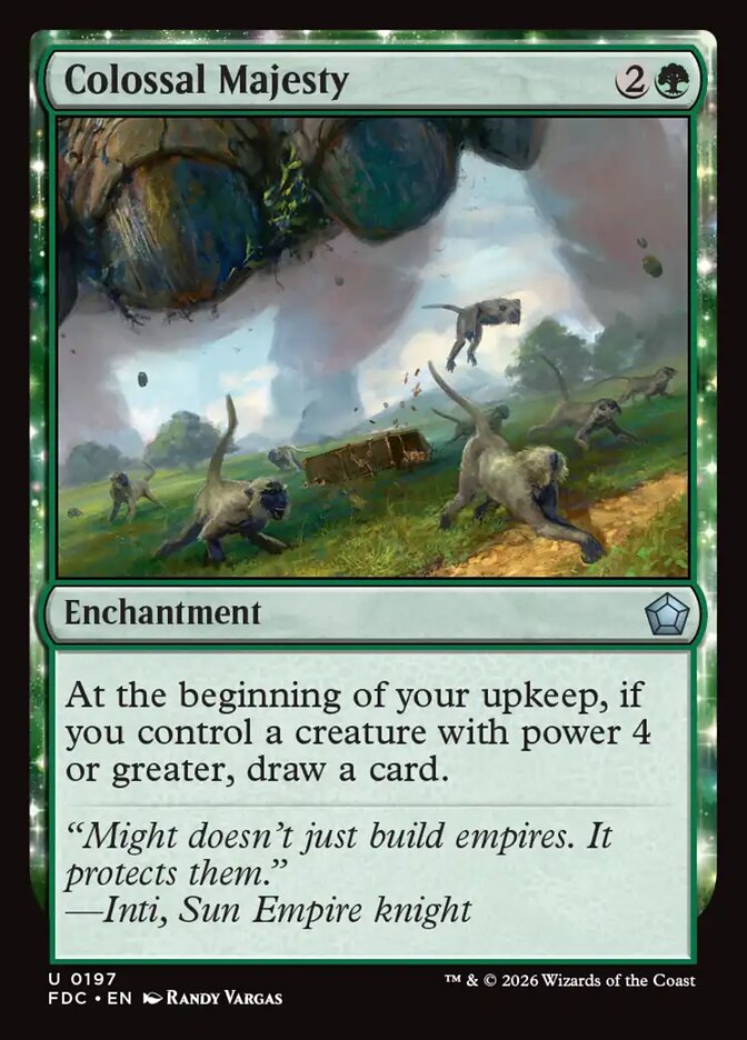 Colossal Majesty (197) - Foundations Commander (FDC)