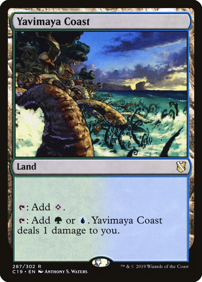 Yavimaya Coast (287) - Commander 2019 (C19)