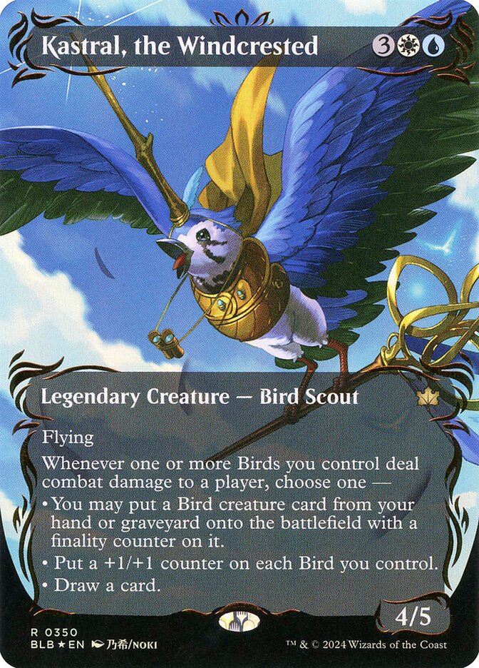 Kastral, the Windcrested (350) - Bloomburrow (BLB)