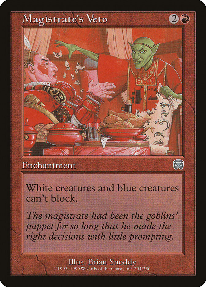 Magistrate's Veto (204) - Mercadian Masques (MMQ)