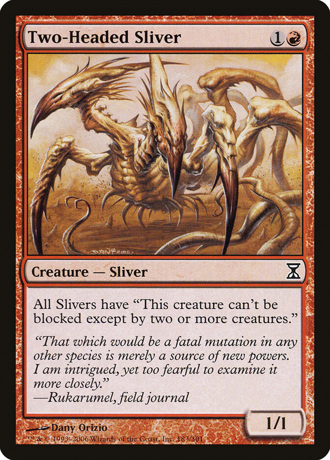 Two-Headed Sliver (183) - Time Spiral (TSP)