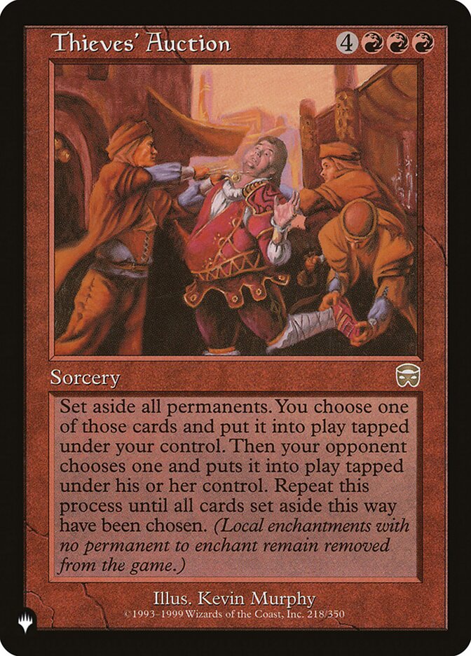 Thieves' Auction (MMQ-218) - The List (PLST)