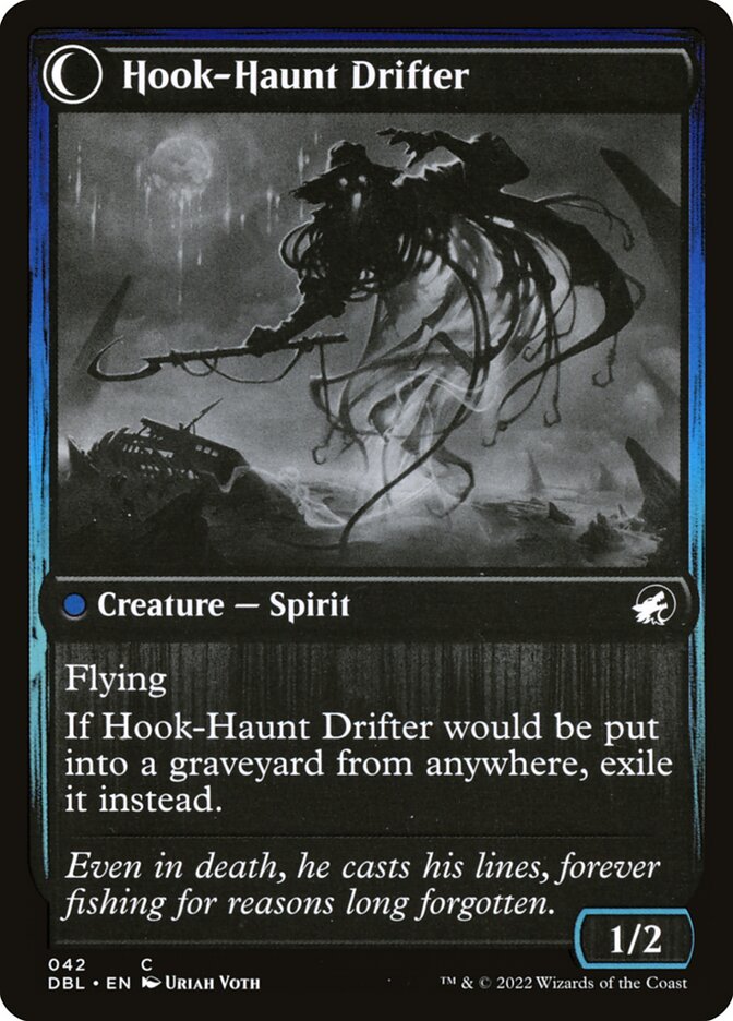 Baithook Angler // Hook-Haunt Drifter (42) - Innistrad: Double Feature (DBL)